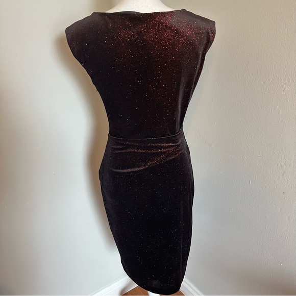 JESSICA HOWARD Velvet Cowl Sheath Dress - Picture 4 of 6